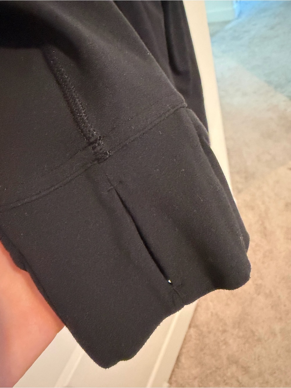 lululemon athletica Define Cropped Black Fitted Zip-Up Jacket Nulu - Picture 13 of 16